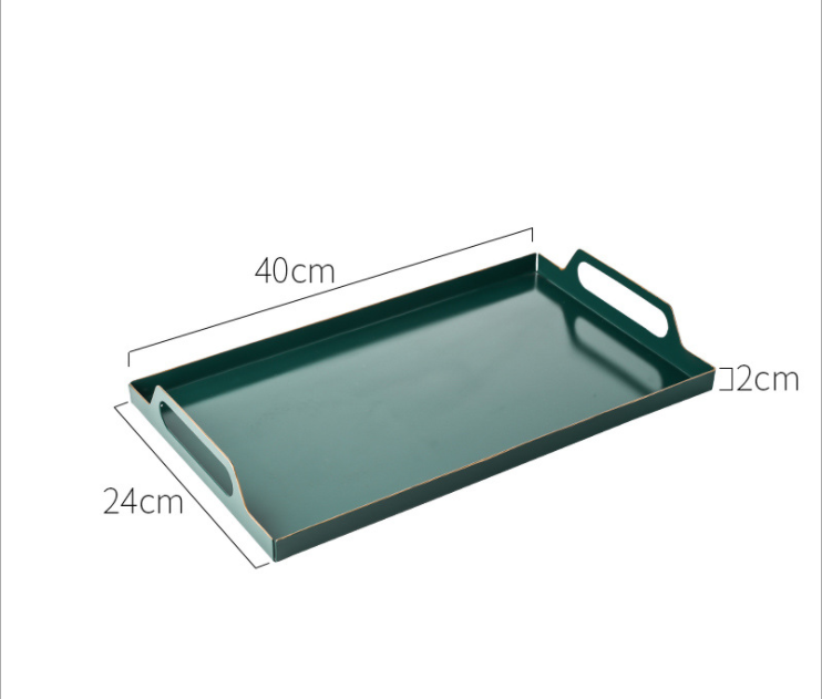 Rectangular 24x40CM Metal Jewelry Tray For Hotel