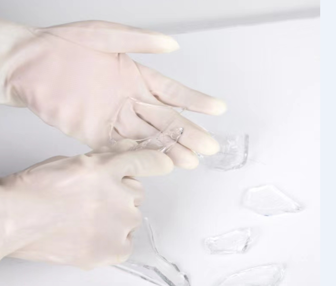 15Mil Waterproof Gloves For Washing Dishes 38cm Restaurant Nitrile Gloves