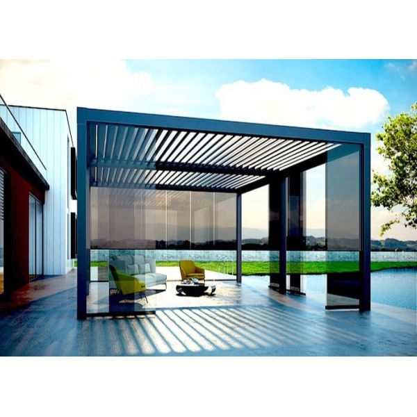 Customized Aluminum Louvers Modern Garden Outdoor Pergola