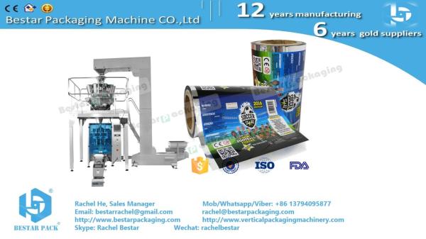 Strong material plastic OPP/CPP multi layers film with beautiful color printing