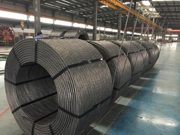 ASTM A416 Pc Strand Buildings PC Steel Wire With 1860 MPA Tensile Strength