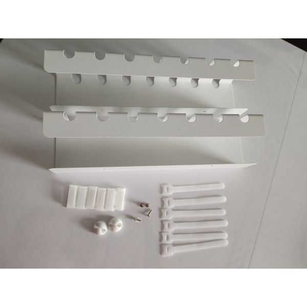 Корзина для кабелей под столом Пластиковый кабельный организатор для зарядных устройств