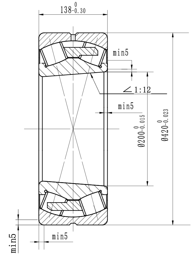 MEGE 22340K+H2340 Spherical Roller Bearing