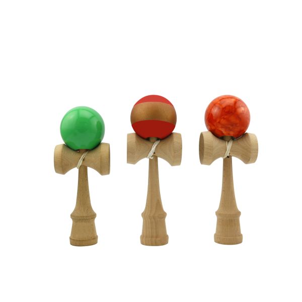 Niños Adultos juguete de madera Kendama Kendama juglar con bolas hábil