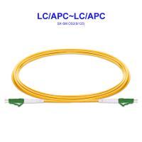 Trança de fibra ótica da Portador-categoria OS2 do Único-núcleo do Único-modo do cabo LC/APC~LC/APC