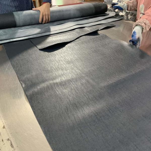 OEM/ODM Faux Grain Leather Bovine Split Finished  Mixed colour