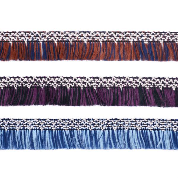 Garment 2.2cm Hemp Polyester Tassel Fringe Trim