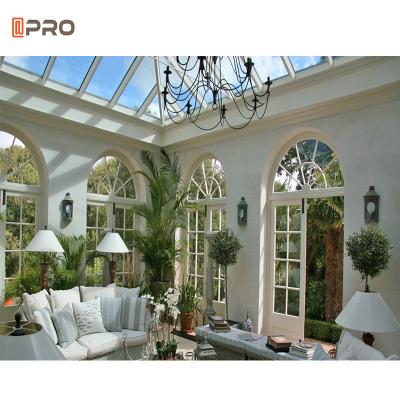 Tempered Glass Slant Roof Winter Garden Sunroom Conservatory