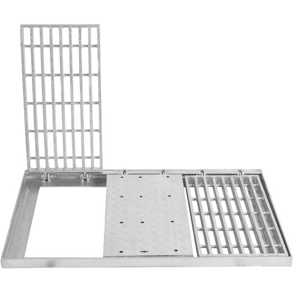LTA Hot Dip Galvanized Untreated Stainless Bar Grating For Vehicle Surfaces Decking Bridges Drainage Cover