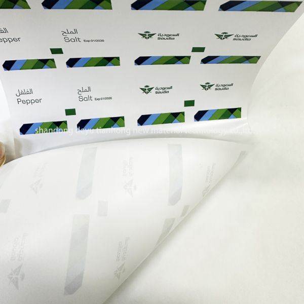 Специальная печать 58GSM упаковочная бумажная рулонка для 5г сахарных палочек