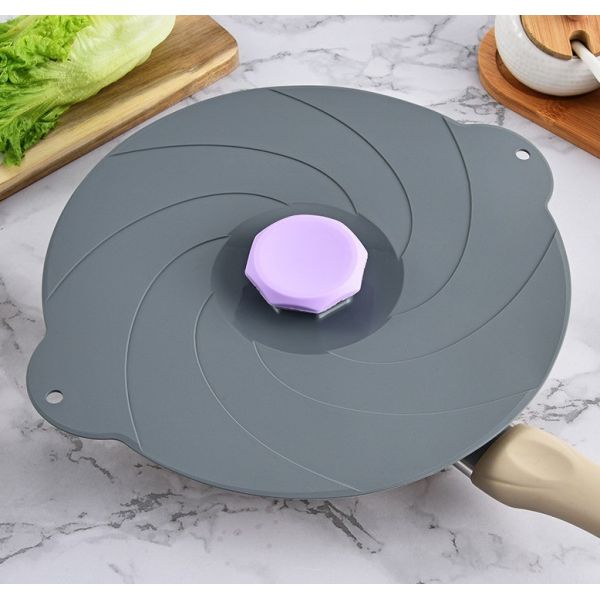 Food Preservation Silicone Pot Cover for Vacuum Self-Priming Lunch Box Cookware Parts