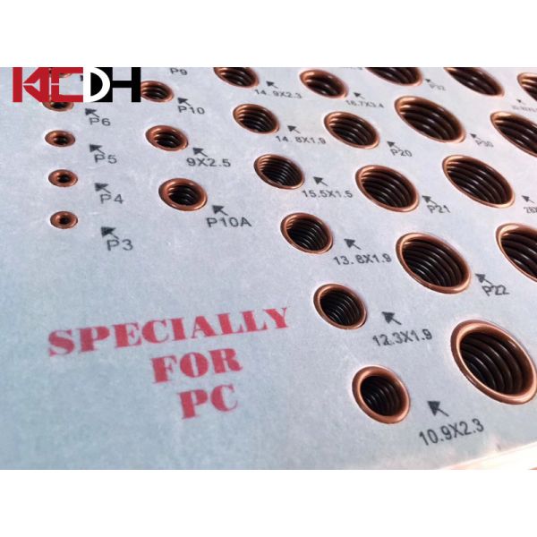 Excavator Valve Gasket Repair Box Komatsu O-ring High Temperature Rubber Sealing Ring Parts