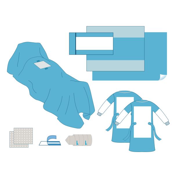 surgical drape,laparoscopy pack,laparoscopy pack,universal pack