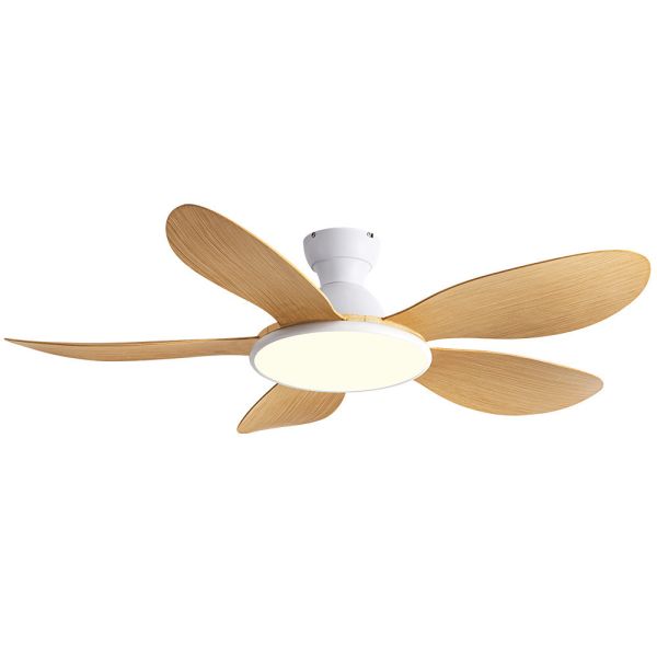 52inch Modern LED 60W Low Floor 35W Ceiling Fans With Remote Control wood Ceiling Fan With Light (WH-VLL-35)