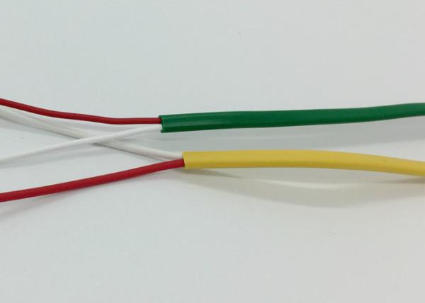 Contínuos estanhados revestem o amarelo do cabo do alarme da segurança/fio liso verde do PVC