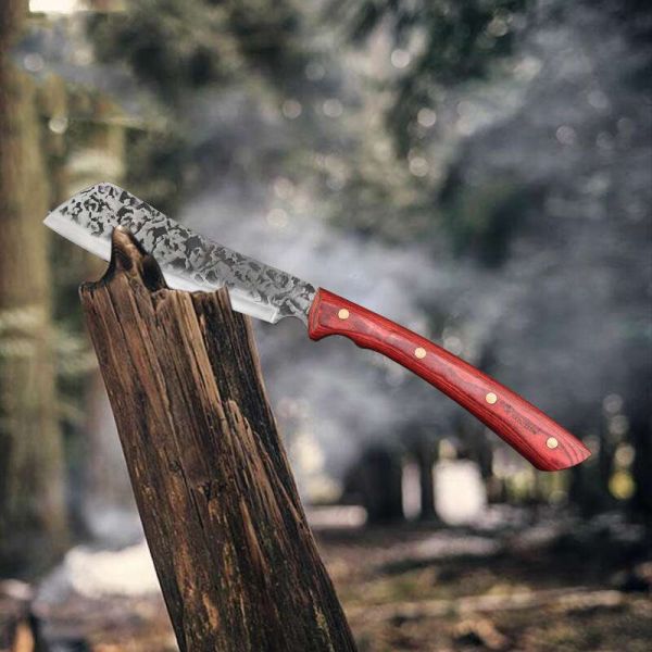 SS440 Damascus Steel Machete 3C Survival Knife Foldable High Safety