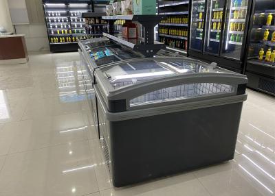 2115MM Minus 24 Horizontal Curved Lid Refrigerator For Supermarket Display Freezer
