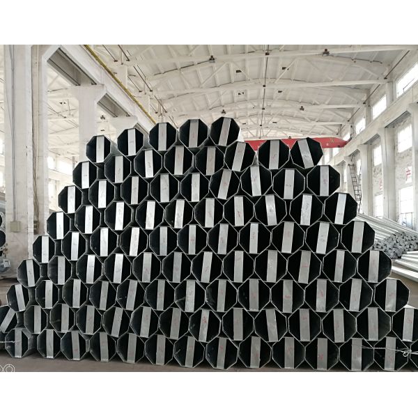 40FT 11.9M Pollo de acero eléctrico 500KGF Q355 Pollo de acero galvanizado