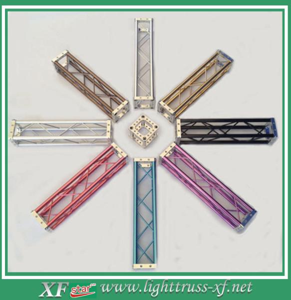 150 x 150MM Colorful Aluminum Mini Bolt Truss For Exhibition Booth