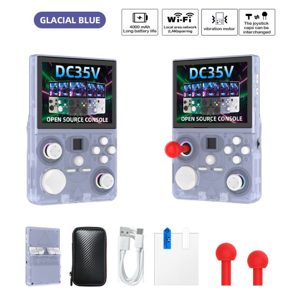 Retro Handheld Game Console DC35V With 4000mAh Battery WlFl Online Fighting Open-Source Linux System
