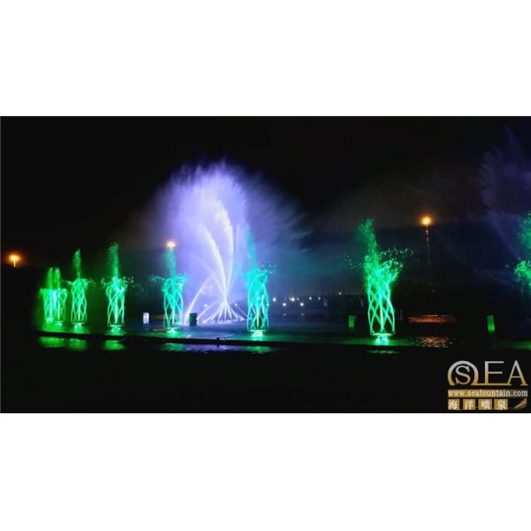 Музыкальный танцевальный фонтан с высоким давлением 220V 380V