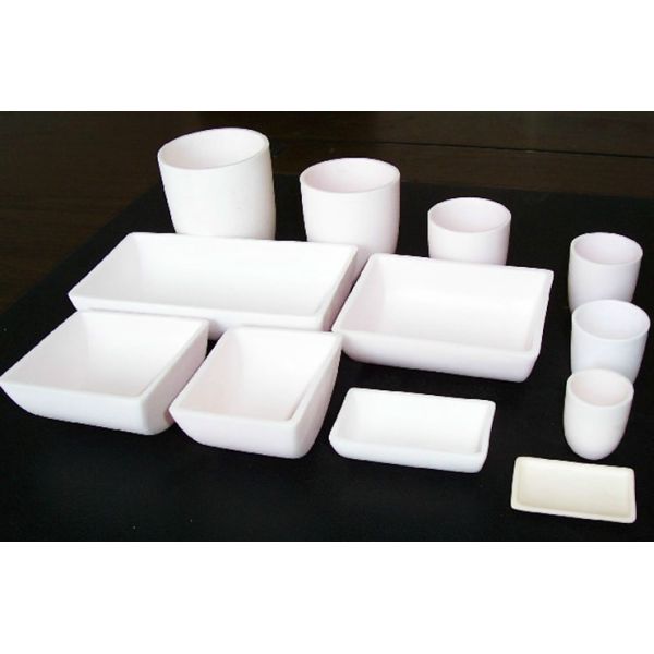 Тигель глинозема особой чистоты керамический, Мулти шлюпка тигля глинозема емкос