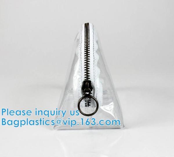 Slider Zipper Pvc Pouch Clear Vinyl Pvc EVA Swimwear Packaging Bikini Swimwear Bag Zipper Storage Bag