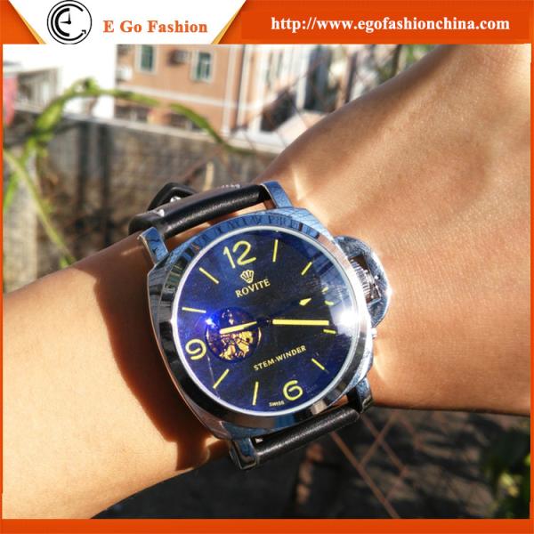 Top Brand WINNER Mechanical Movement Classic Watch Genuine Leather Strap Fashion Men Watch