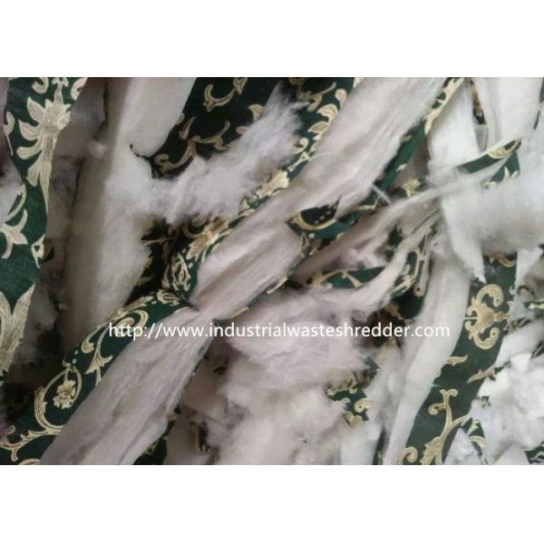 Продолжительность жизни ненужной дробилки шредера хлопка автомата для резки тюфяка лоскутного одеяла Силк длинная