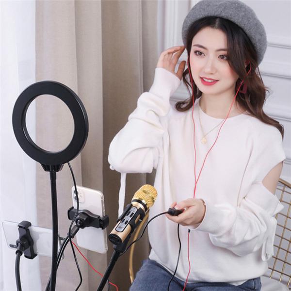 Indoor Swan Neck Bracket 6 Inch 6000K Beauty Fill Light