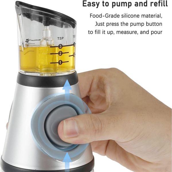 OEM ODM 500ml Olive Vinegar Glass Cooking Oil Dispenser Kitchen Oil Bottle Dispense