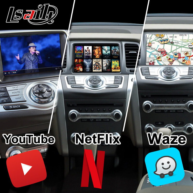 Lsailt 8G CarPlay/Android мультимедийный интерфейс для Nissan Murano, Quest, Patrol Infiniti QX с NetFlix, Google Map