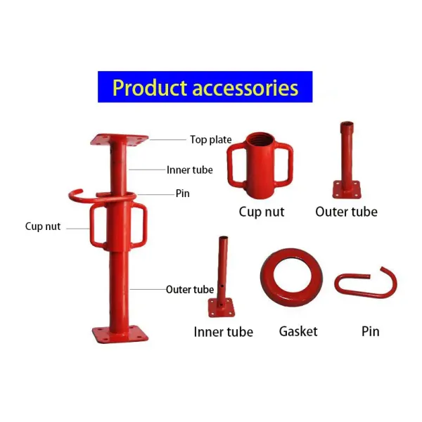 Parties d'échafaudage en métal galvanisé à chaud0