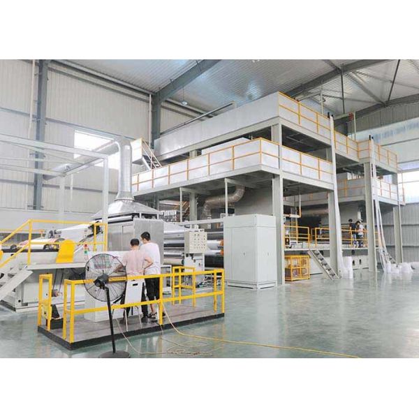 90gsm SSS PP Non Woven Fabric Production Line For Disposable Garments