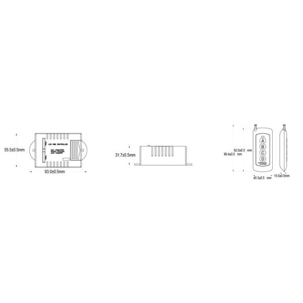 Family Pool Style LED Pool Light Controller , Multiple RGB LED Controller