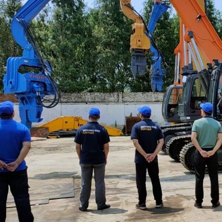 21m Sheet Pile Driving Equipment Electric Vibro Hammer