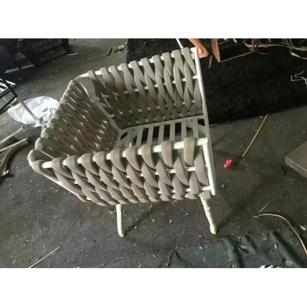 Restaurant PE Boho Rattan Coffee Table Coffee Aluminum All Weather Wicker Patio Table Chair