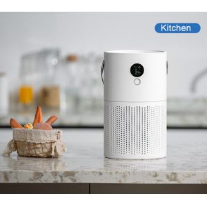Мини небольшая белизна стола очистителя AP01 HEPA H13 воздуха домочадца 10000mAH
