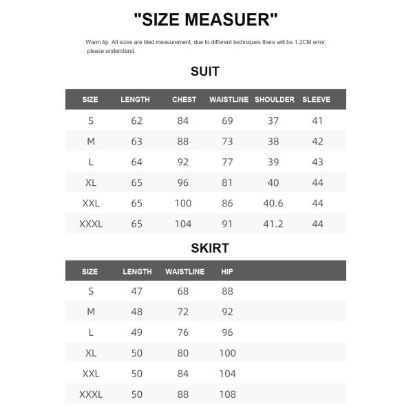 Customized Women's Suit Two-piece Set with Single Button Closure and Polyester Fabric