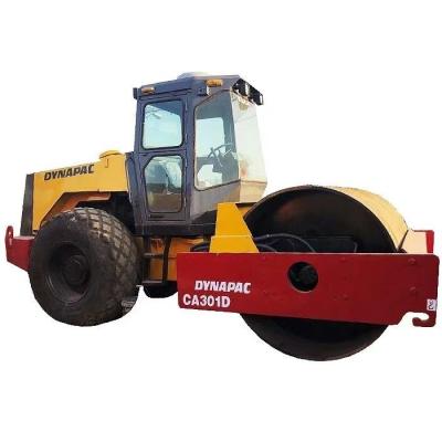 CA301D Secondhand Double Drum Vibratory Roller Earth Compactor Machine