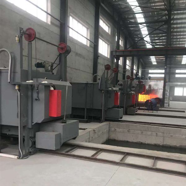 75kw LST-75 Trolley Heat Treatment Furnace 950℃ 1100℃ 2T Capacity