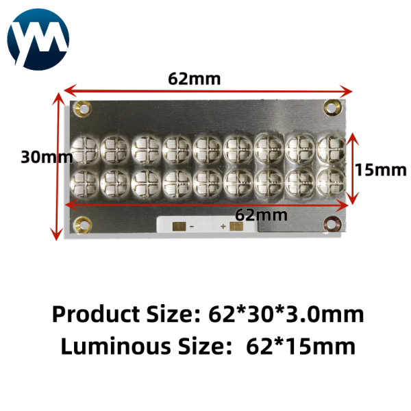 180W Factory Customized COB Splicing Curing Module Sale PCB for UV Curing Printer