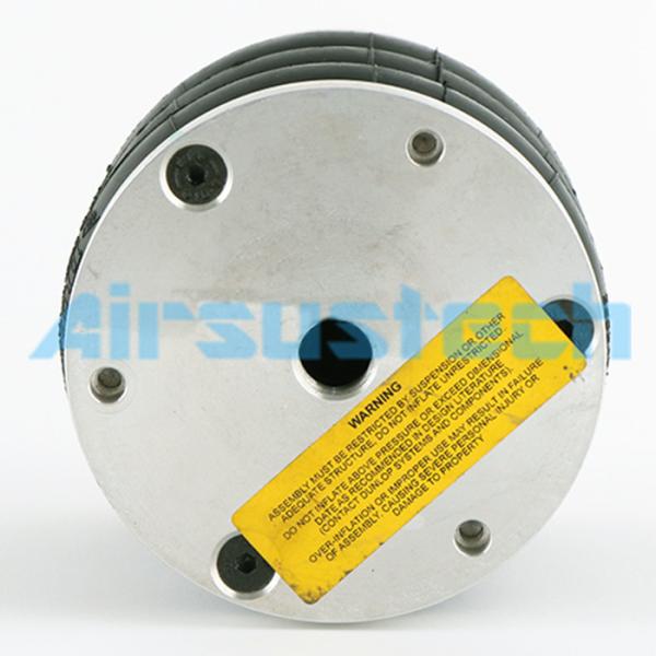 Durabilidade As molas de ar de suspensão de aço de borracha FT 22-6 DI CR Actuador de ar Contitech com placa de cobertura branca