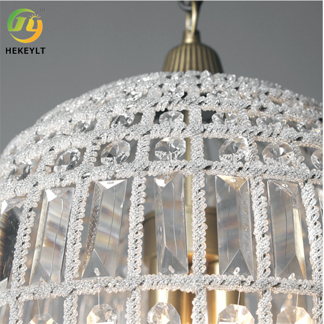 современная роскошная люстра глобуса 5 светов 60W с акцентами Кристл