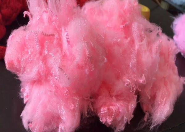 Solid Bright Polyester Staple Fiber For Non Woven Fabrics Good Color Fastness