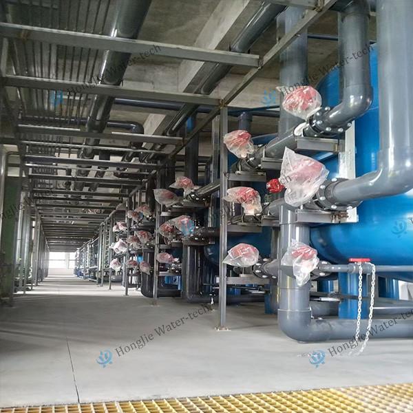 Équipement d'eau ultra pure à grande échelle de 115 m3/h pour semi-conducteurs avec module EDI