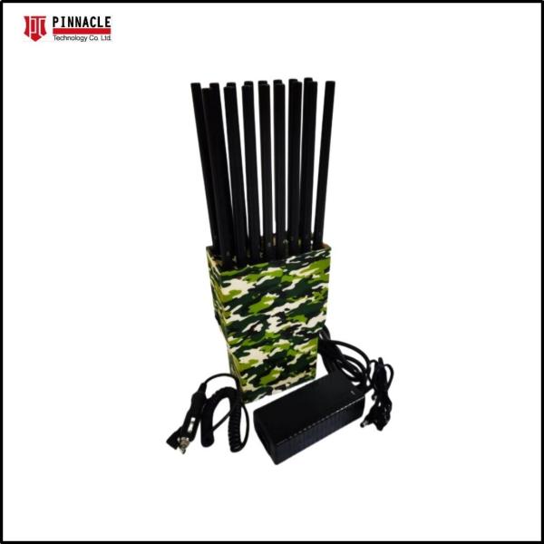 16 antenas portáteis Wi-Fi Radio Militar Jammer 3G 4G 5G