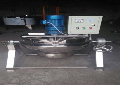 Ketchup Stainless Steel Jacketed Kettle Manual Type With Lid / Agitator