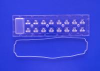 252x70mm série 3535 LED Array lente à prova d'água IP65 para 16 LED placa 16w 24w 36w
