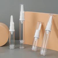 Bouteille de pompe sans air de crème pour les yeux personnalisée de 15 ml avec tête spéciale utilisée pour les cosmétiques